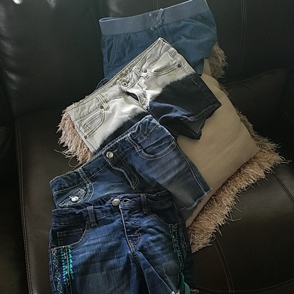 Lot of 4 Jean Shorts. Girls